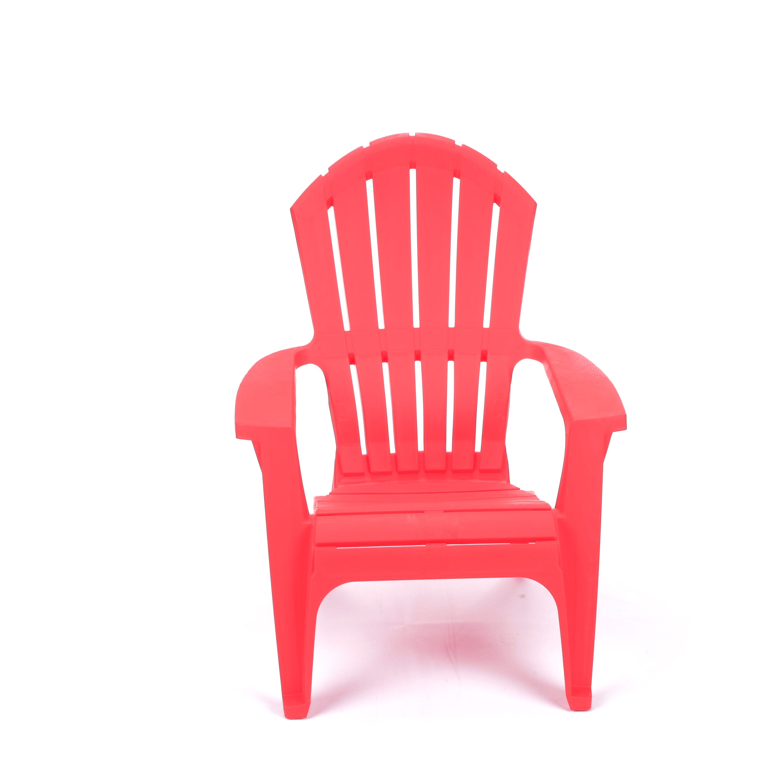 cherry red adirondack chair