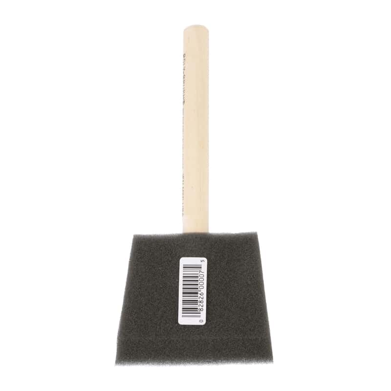 Polyurethane Foam Paint Brush Wooden Handle 3 In True Value